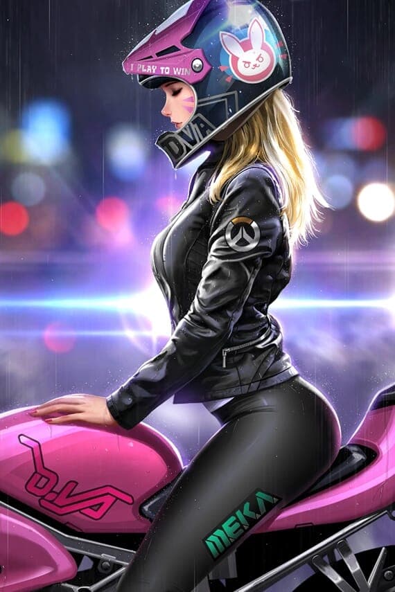 Anime Girl Bike